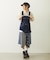 PATCHWORK OVERALL SKIRT