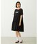 BAR LOGO TIERED DRESS