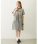 BAR LOGO TIERED DRESS