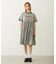 BAR LOGO TIERED DRESS