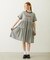 BAR LOGO TIERED DRESS