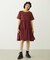 BAR LOGO TIERED DRESS