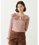 2WAY RUFFLE COLLAR STRIPED L/S TOP