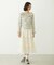 2WAY RUFFLE COLLAR STRIPED L/S TOP