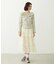 2WAY RUFFLE COLLAR STRIPED L/S TOP
