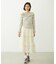 2WAY RUFFLE COLLAR STRIPED L/S TOP