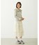 2WAY RUFFLE COLLAR STRIPED L/S TOP