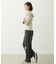 2WAY RUFFLE COLLAR STRIPED L/S TOP