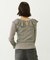 2WAY RUFFLE COLLAR STRIPED L/S TOP