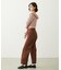 2WAY RUFFLE COLLAR STRIPED L/S TOP