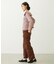 2WAY RUFFLE COLLAR STRIPED L/S TOP
