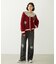 2WAY RUFFLE COLLAR STRIPED L/S TOP