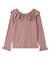 2WAY RUFFLE COLLAR STRIPED L/S TOP