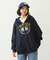 COLLEGE LOGO PATCH ZIP UP HOODIE