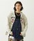 COLLEGE LOGO PATCH ZIP UP HOODIE