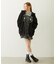 COLLEGE LOGO PATCH ZIP UP HOODIE