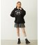 COLLEGE LOGO PATCH ZIP UP HOODIE