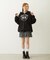 COLLEGE LOGO PATCH ZIP UP HOODIE