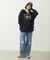 COLLEGE LOGO PATCH ZIP UP HOODIE