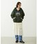 COLLEGE LOGO PATCH ZIP UP HOODIE