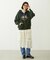 COLLEGE LOGO PATCH ZIP UP HOODIE