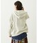 COLLEGE LOGO PATCH ZIP UP HOODIE