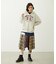 COLLEGE LOGO PATCH ZIP UP HOODIE