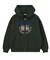 COLLEGE LOGO PATCH ZIP UP HOODIE