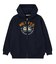 COLLEGE LOGO PATCH ZIP UP HOODIE