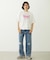 HEART FLOWER EMBROIDERY S/S TEE