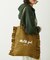 FRILLED TARTAN TOTE BAG