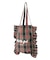 FRILLED TARTAN TOTE BAG