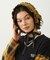 FRILLED TARTAN EARMUFFS