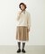 FRILLED TARTAN EARMUFFS