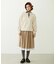 FRILLED TARTAN EARMUFFS