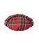 FRILLED TARTAN POUCH