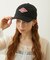 LABEL TWILL CAP