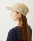 LABEL TWILL CAP
