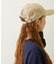 LABEL TWILL CAP