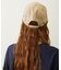 LABEL TWILL CAP