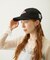 LABEL TWILL CAP