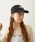 LABEL TWILL CAP