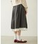 LACE HEM STRIPED SKIRT