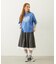 LACE HEM STRIPED SKIRT