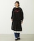 LACE HEM STRIPED SKIRT