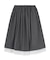 LACE HEM STRIPED SKIRT