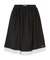 LACE HEM STRIPED SKIRT
