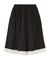 LACE HEM STRIPED SKIRT