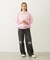 ICING LOGO SAGARA WIDE CREW SWEAT TOP