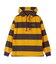 CONTRAST RIB STRIPED HOODED TOP